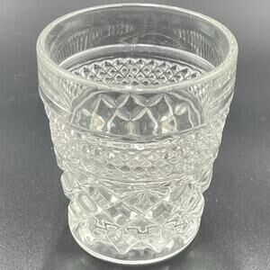 Anchor Hocking Wexford Old Fashioned Rocks Tumbler 4" Vtg